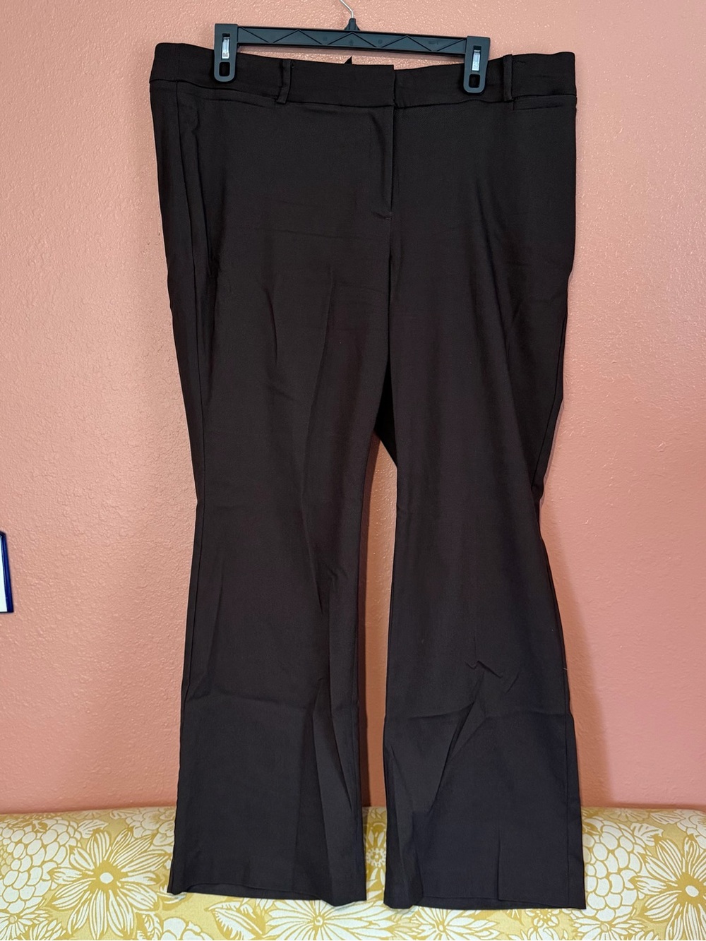 Lane Bryant Brown Boot-Cut Dress Pants